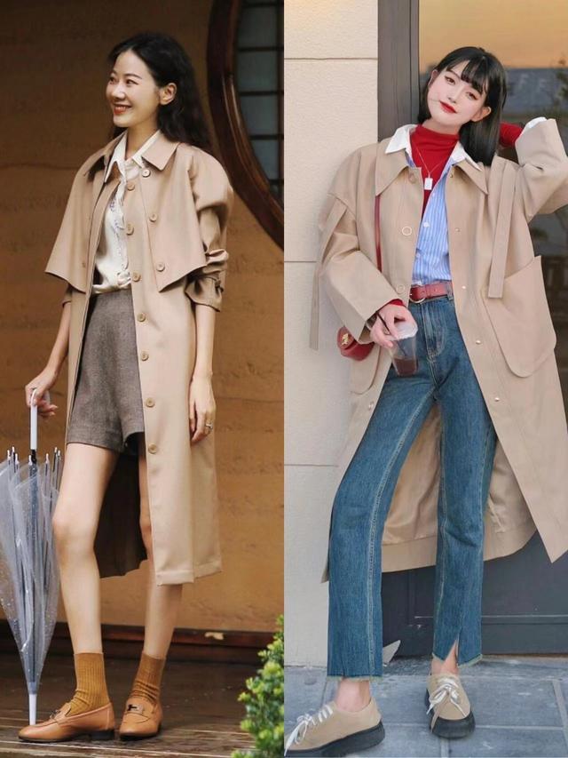 衣+运动鞋”时髦保暖又有女人味真美球王会入口被上海街拍惊艳到了！“风(图1)